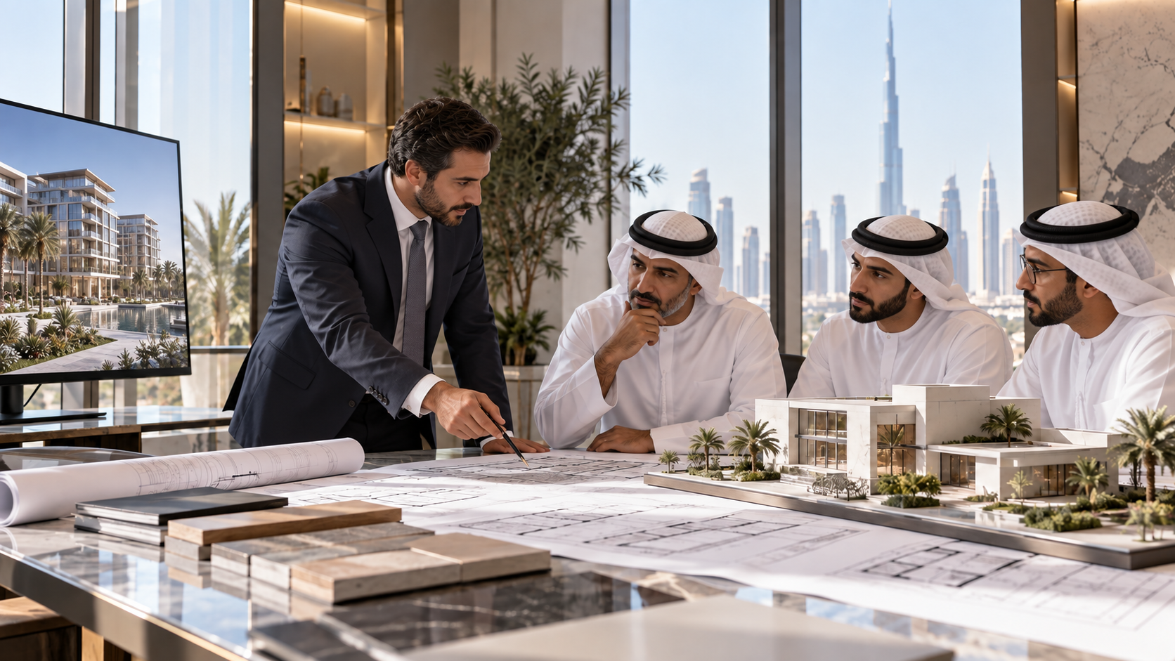استشارات هندسية وتنسيق مخططات مشروع في الإمارات